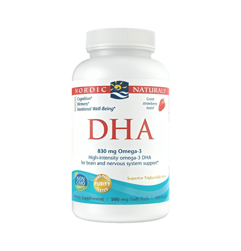Nordic Naturals DHA 830mg Strawberry 180 Mjukgelkapslar