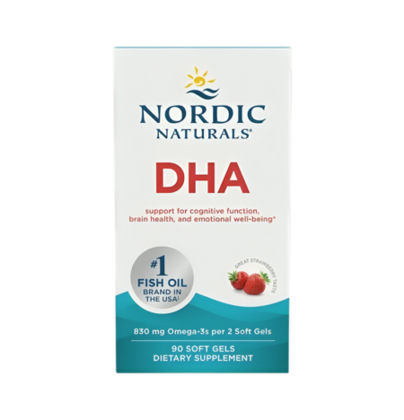Nordic Naturals DHA 830mg Strawberry 90 Mjuka gelkapslar