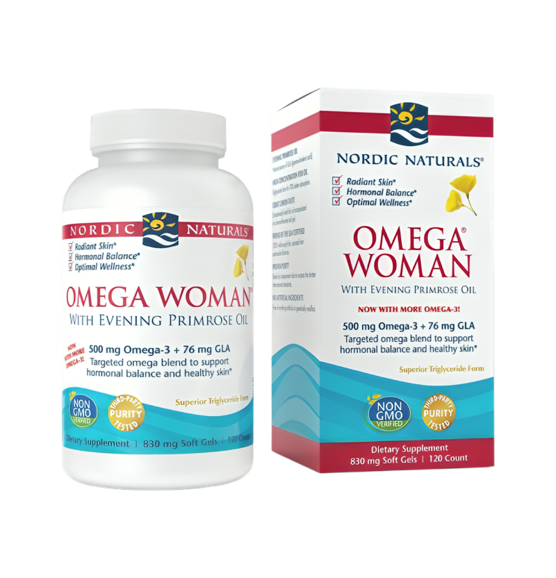Nordic Naturals Omega Woman 500mg 120 Mjukgelékapslar