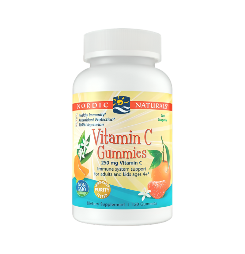 Nordic Naturals Vitamin C 250mg Tangerine 120 Gummitabletter
