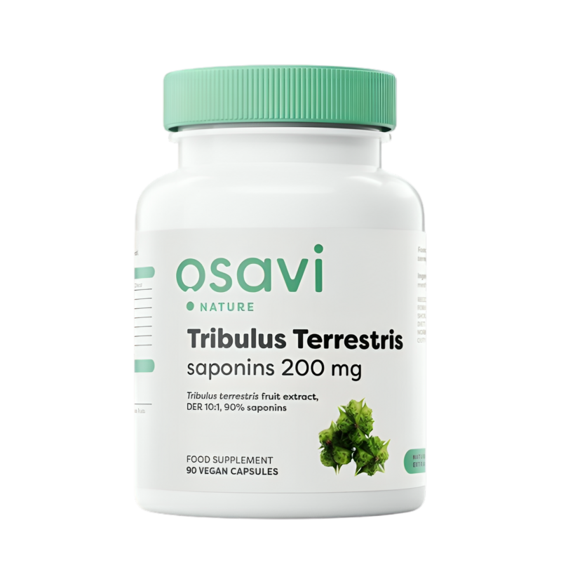 Osavi Tribulus Terrestris, Saponins 200mg 90 vegan Kapslar