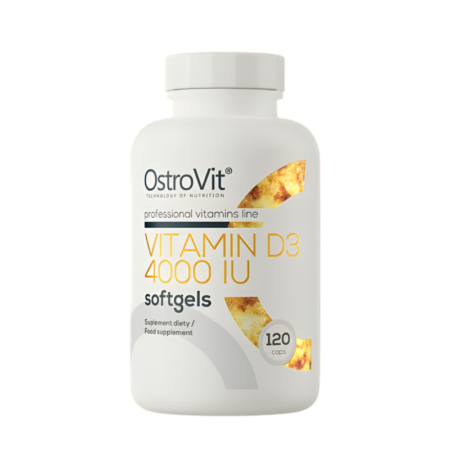 OstroVit Vitamin D3 4000 120 Mjuka kapslar
