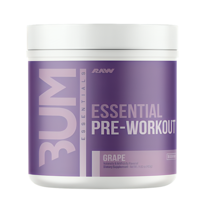Raw Nutrition CBUM Essential Pre-Workout, Grape 423g