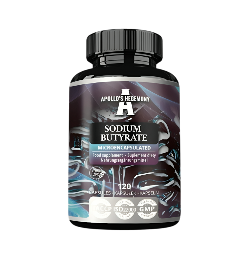 Apollo's Hegemony Sodium Butyrate Microencapsulated 120 Kapslar