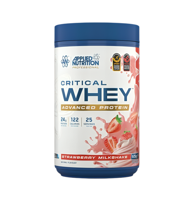 Applied Nutrition Critical Whey Strawberry Milkshake 825g