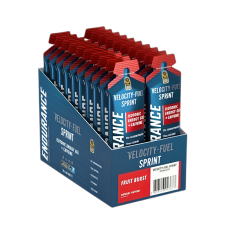 Applied Nutrition Endurance Sprint Isotonic Energy Gel + Caffeine, Fruit Burst - 20 x 60g