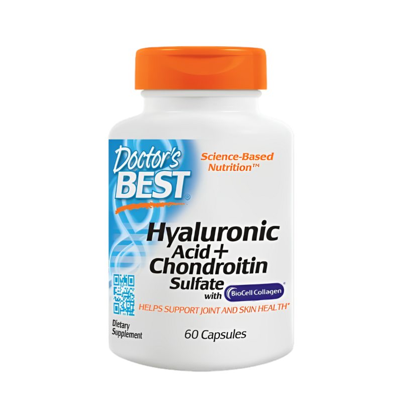 Doctor's Best Hyaluronic Acid + Chondroitin Sulfate with BioCell Collagen 60 Kapslar