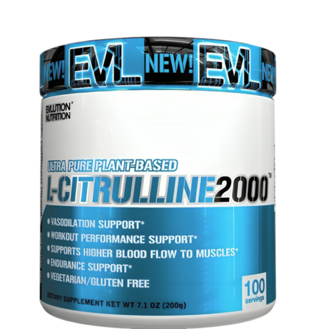EVLution Nutrition L-Citrulline 2000mg Unflavoured 200g Pulver
