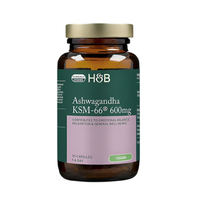 Holland & Barrett Ashwagandha KSM-66 600mg 30 Kapslar