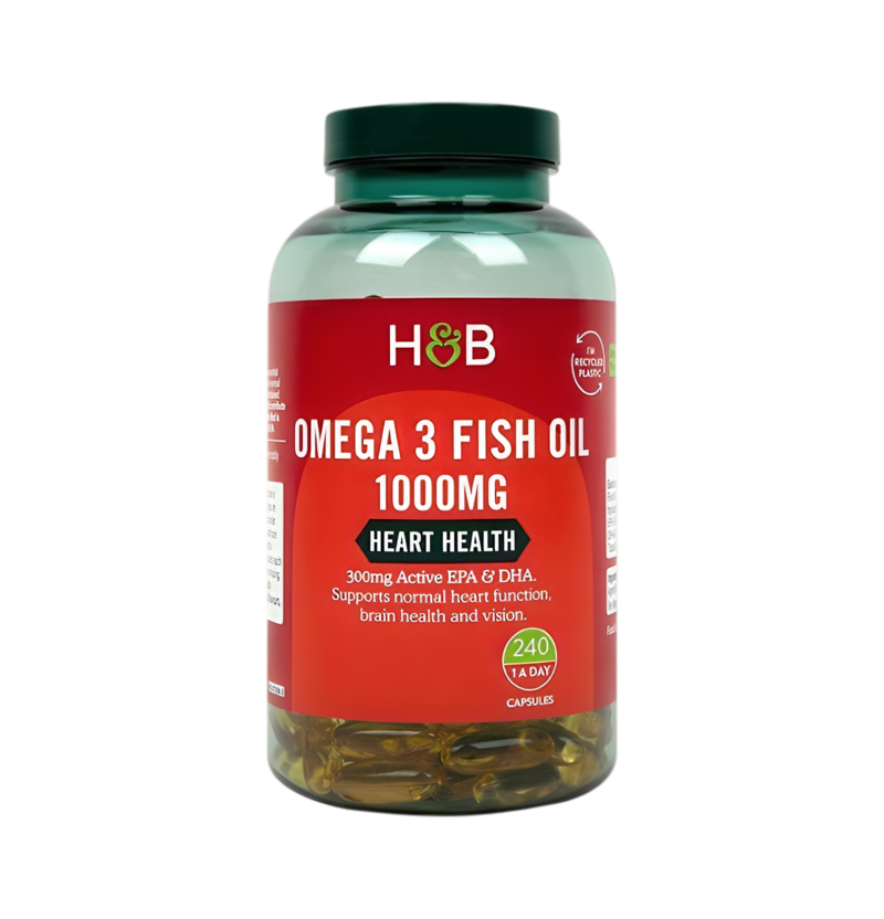 Holland & Barrett Omega 3 Fish Oil 1000mg 240 Kapslar