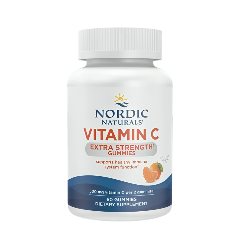 Nordic Naturals Vitamin C Extra Strength Tangerine 60 Gummitabletter