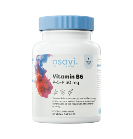 Osavi Vitamin B6 - P-5-P 30mg 60 Veganska Kapslar