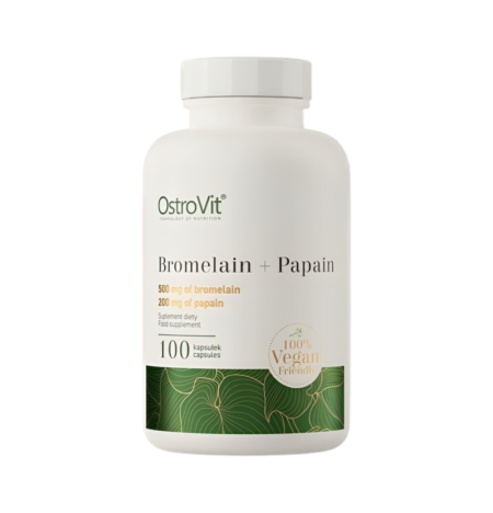 OstroVit Bromelain + Papain 100 Kapslar