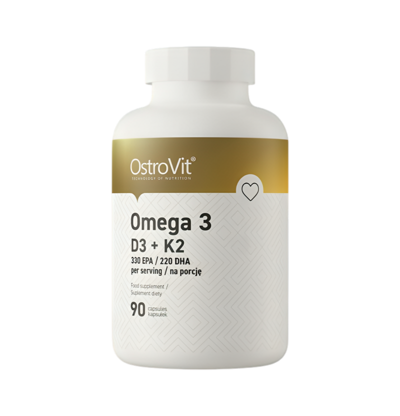 OstroVit Omega 3 D3 + K2 90 Kapslar