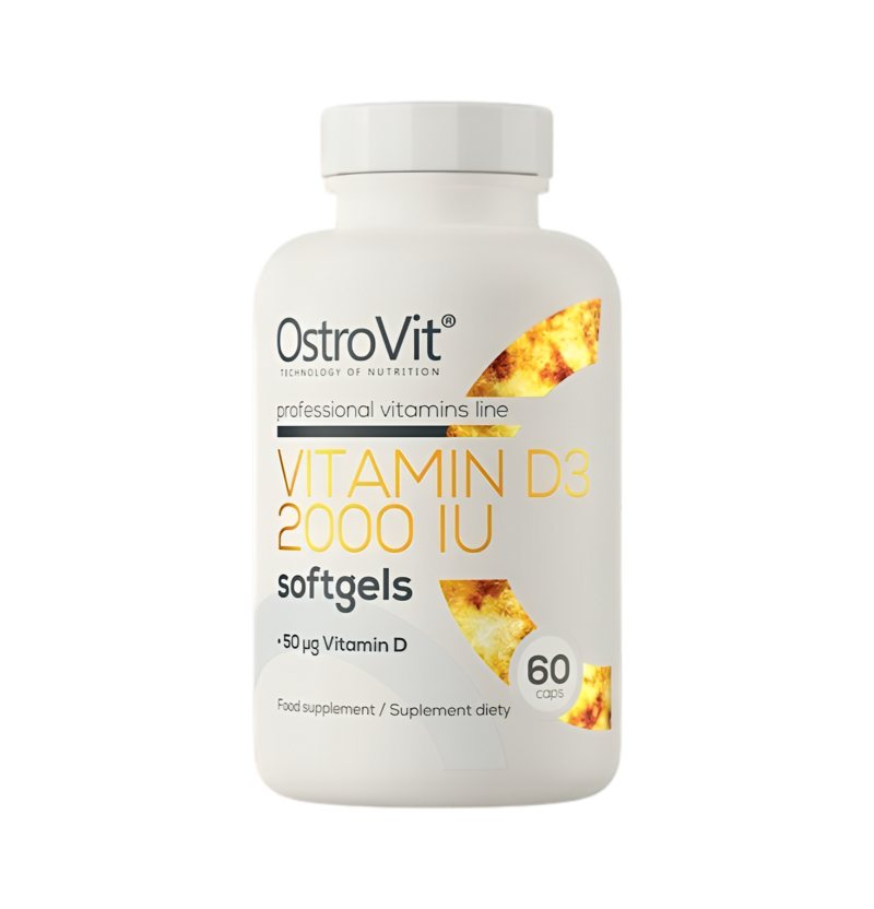 OstroVit Vitamin D3 2000IU 60 Kapslar