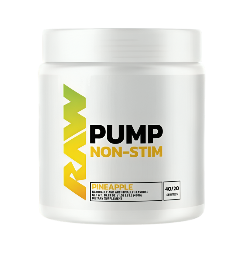 Raw Nutrition Pump Non-Stim Strawberry Lemonade 480g