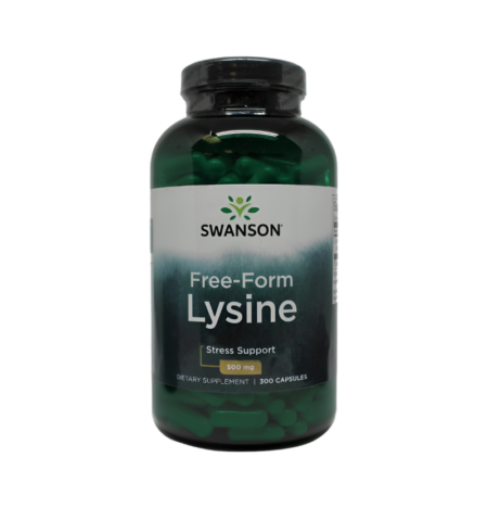 Swanson Lysine 500mg Free-Form 300 Kapslar