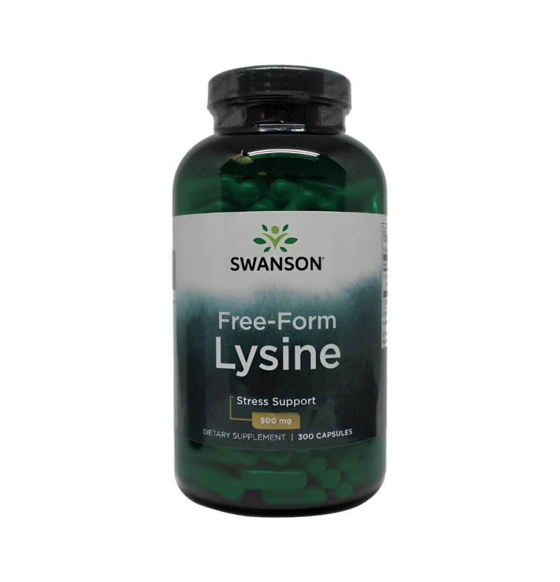 Swanson Lysine 500mg Free-Form 300 Kapslar