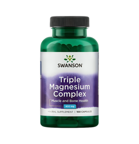 Swanson Triple Magnesium Complex 400mg 100 Kapslar