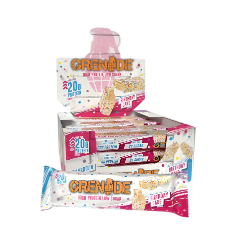 Grenade Proteinbars Birthday Cake 12 x 60g