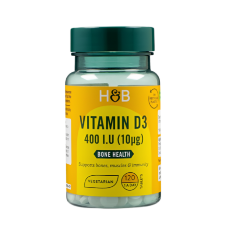 Holland & Barrett Vitamin D3 10µg 120 Tabletter