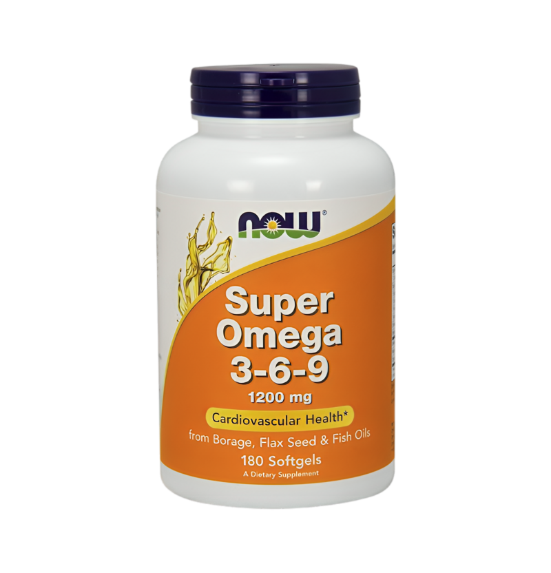 NOW Foods Super Omega 3-6-9 1200mg 180 Kapslar