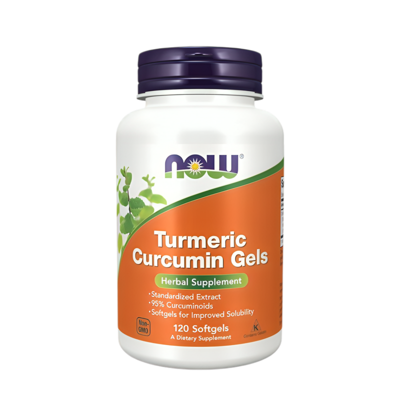 NOW Foods Turmeric Curcumin 120 Mjukgelkapslar