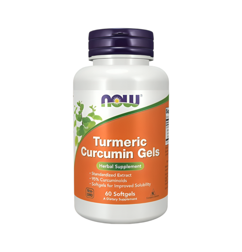NOW Foods Turmeric Curcumin 60 Mjukgelkapslar