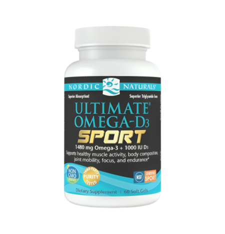 Nordic Naturals Ultimate Omega-D3 Sport 1480mg Lemon 60 Mjukgelkapslar