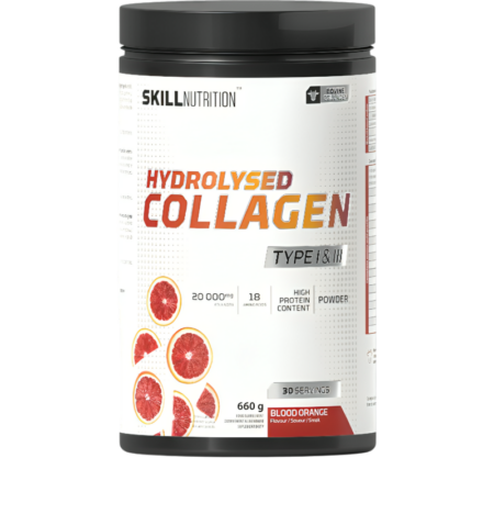 Skill Nutrition Hydrolysed Collagen Type I & III Blood Orange 660g