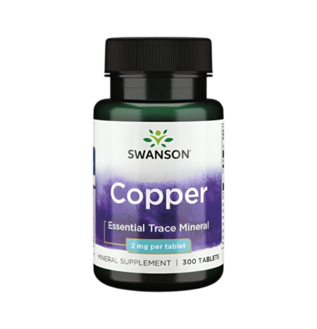 Swanson Copper 2mg 300 Tabletter