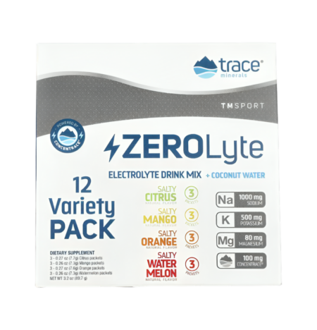 Trace Minerals ZEROLyte 12 Variety Pack 12 Portionspåsar