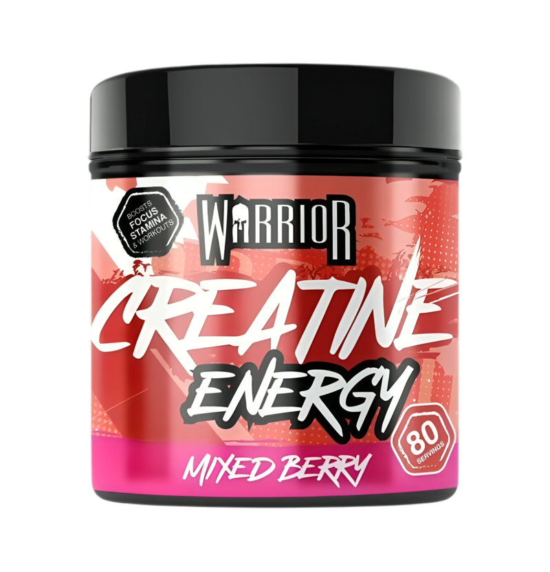 Warrior Creatine + Energy Mixed Berry 360g